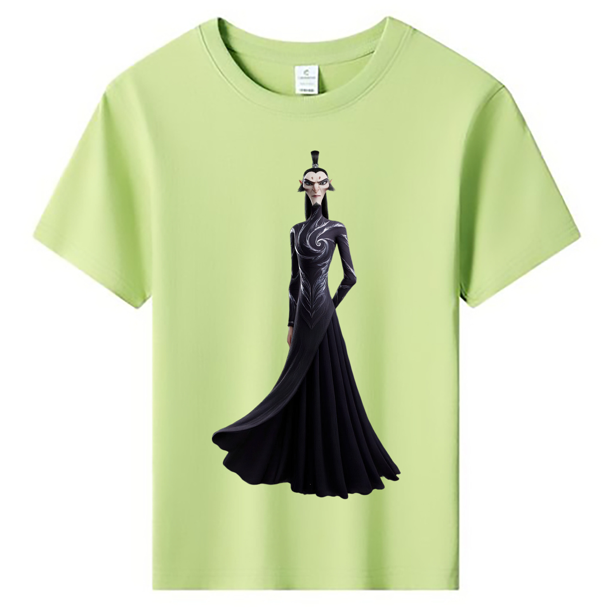 （画像用） Ne Zha 2 ナタ 魔童の大暴れ 綿100％キッズTシャツ（フロントプリント）